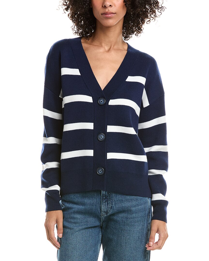 Splendid Lynn Wool-blend Cardigan In Blue