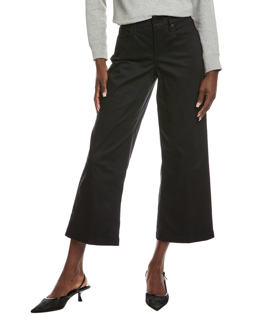Nydj Teresa Black Ankle Crop Jean In Black