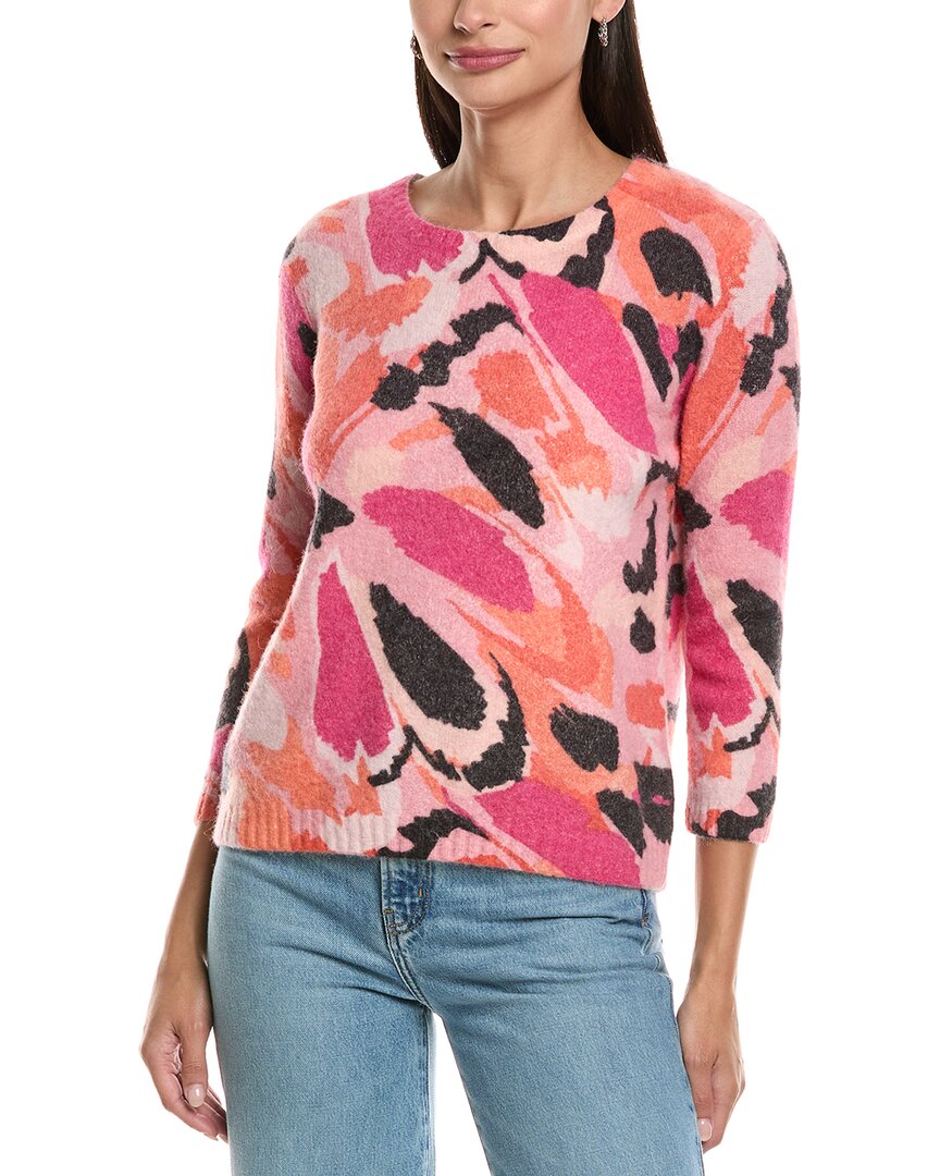 Tyler Boe Tyler Böe Splash Alpaca-blend Sweater In Pink