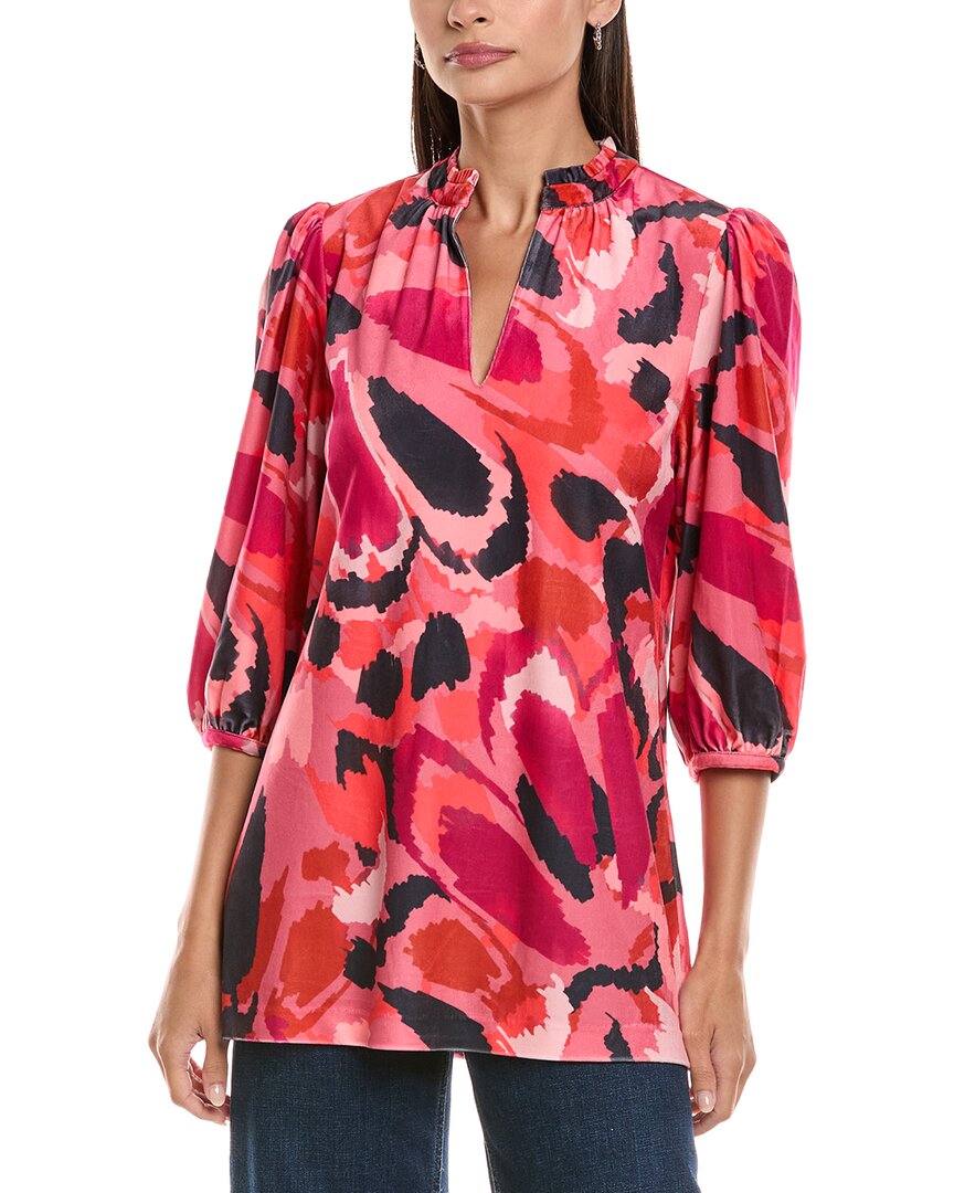 Tyler Boe Tyler Böe Cheri Velvet Tunic Top In Pink