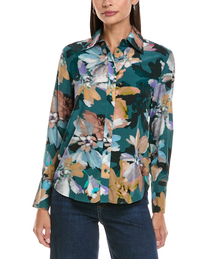 Tyler Boe Tyler Böe Chloe Silk Shirt In Multi