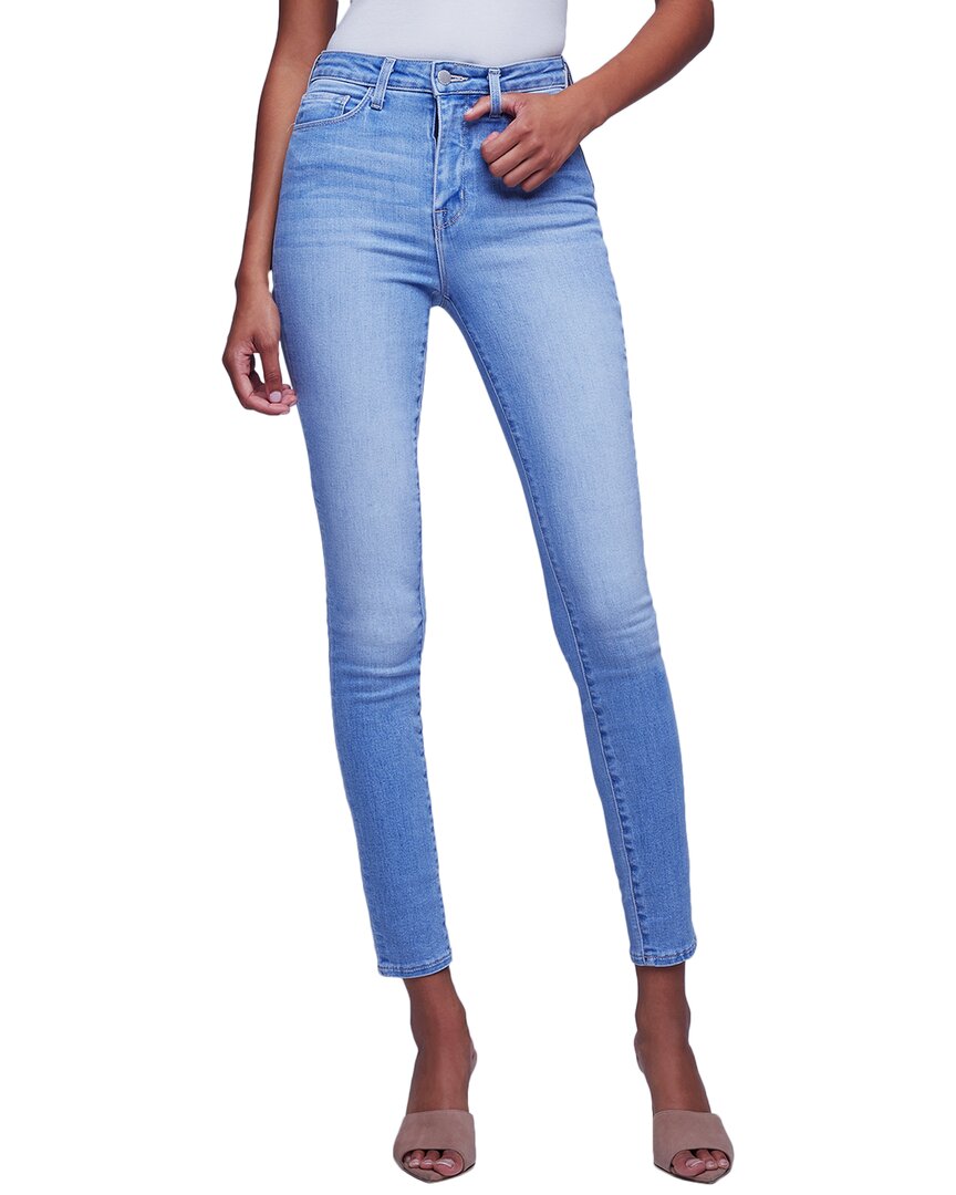 L'agence Monique Ultra High Rise Skinny Jean In Blue