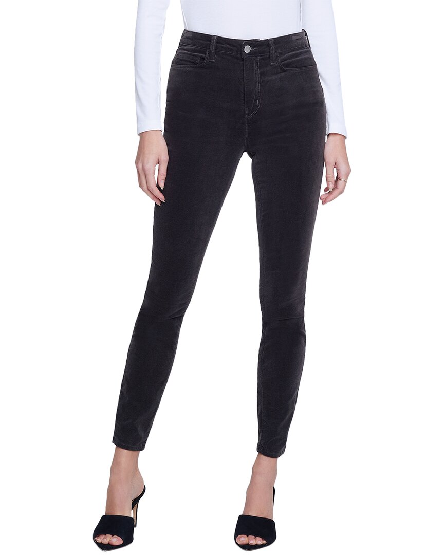 L'agence Monique Ultra High Rise Skinny Jean In Black