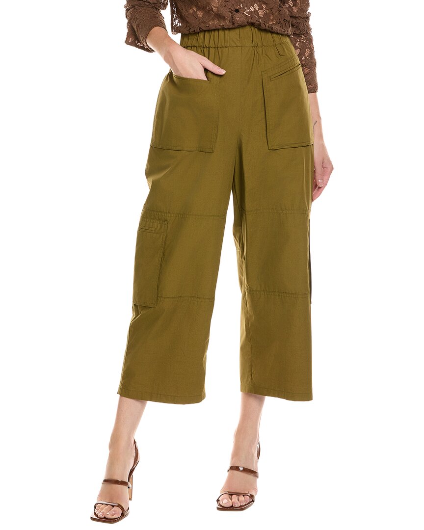 A.l.c Owen Cropped Cargo Pants In Green