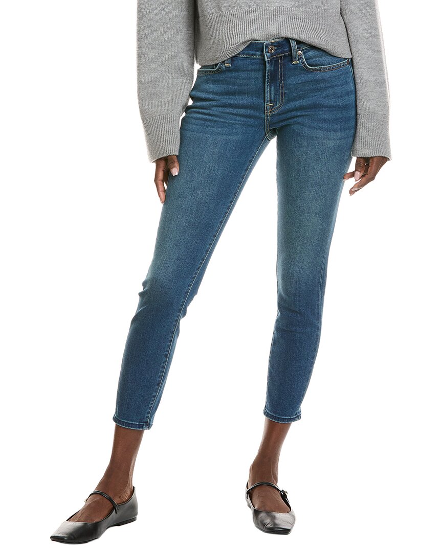 7 For All Mankind Gwenevere Authentic Blue Skinny Leg Jean