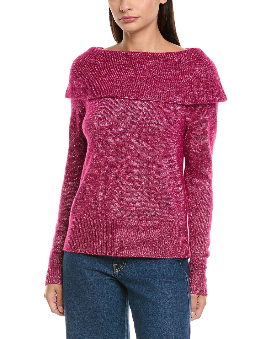 Paige Metallic Izabella Wool-blend Sweater In Animal Print