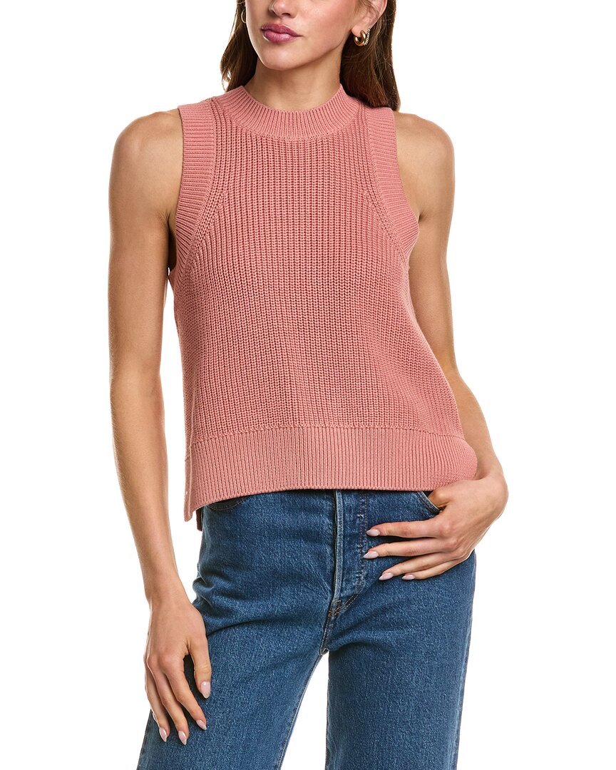 525 America Demi High Neck Tank In Pink