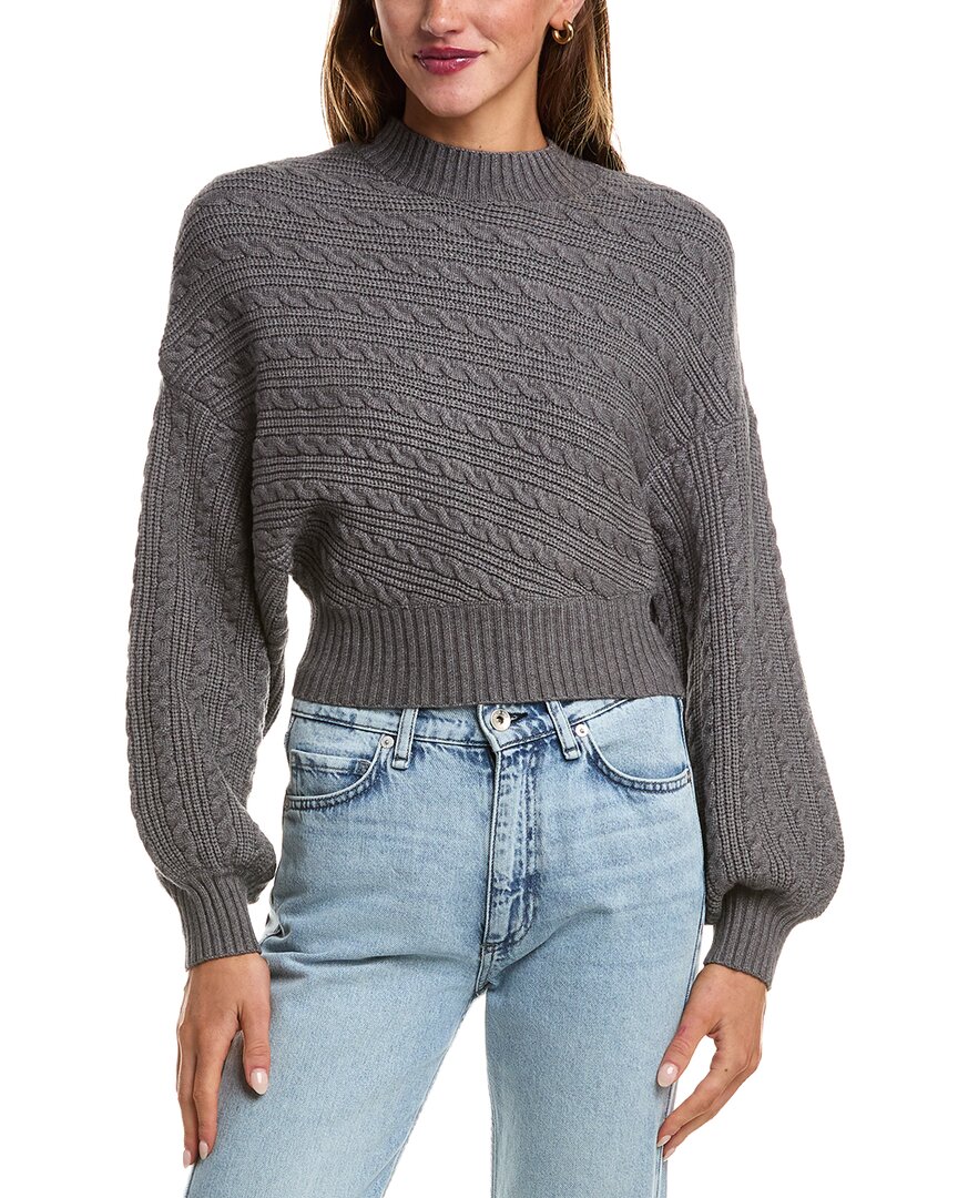 Sadie & Sage Along The Vines Sweater In Gray