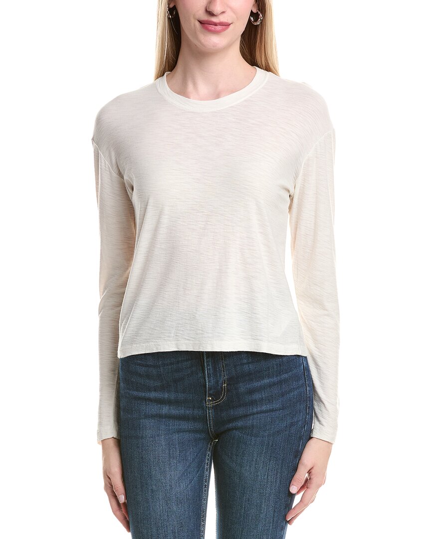 James Perse Boxy T-shirt In White