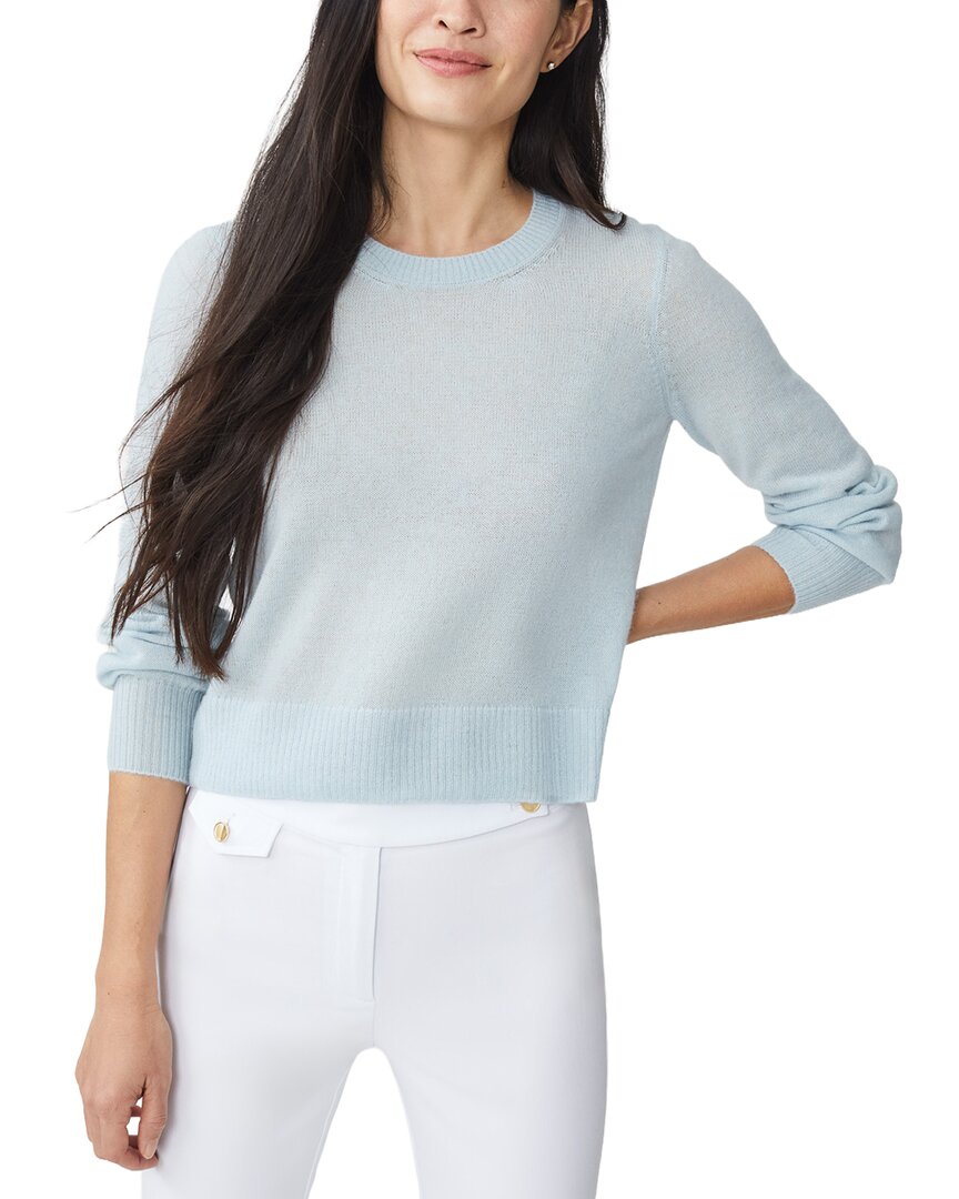 J.mclaughlin Meryl Alpaca & Wool-blend Sweater In Blue