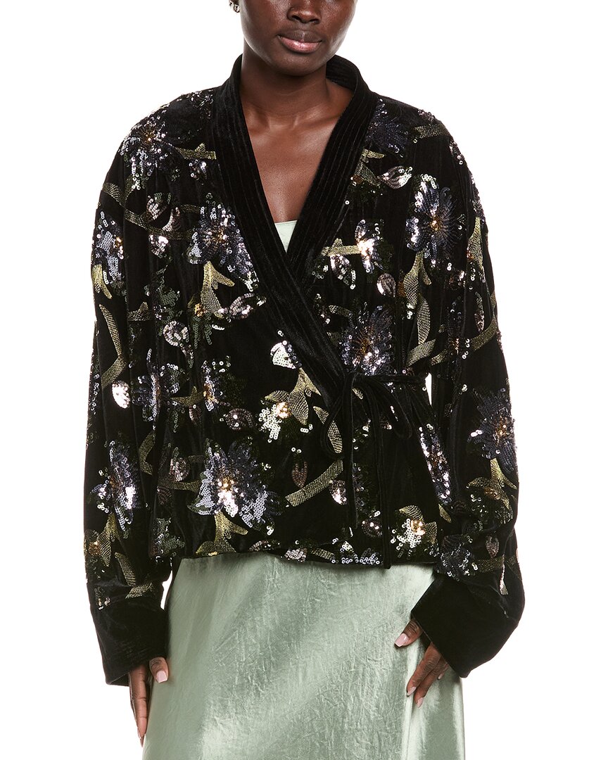 Diane Von Furstenberg Ciro Sequin Jacket In Multi
