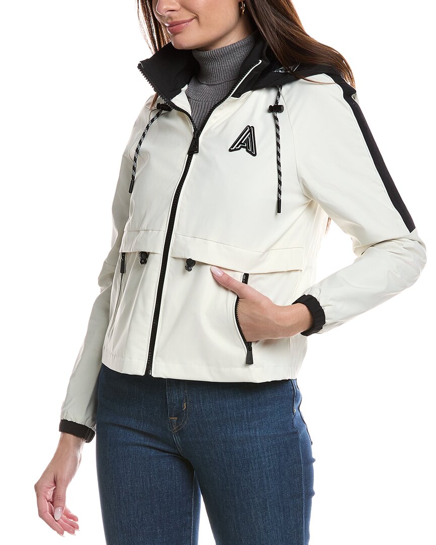 Alpenhaus Enneth Bomber Windbreaker In White