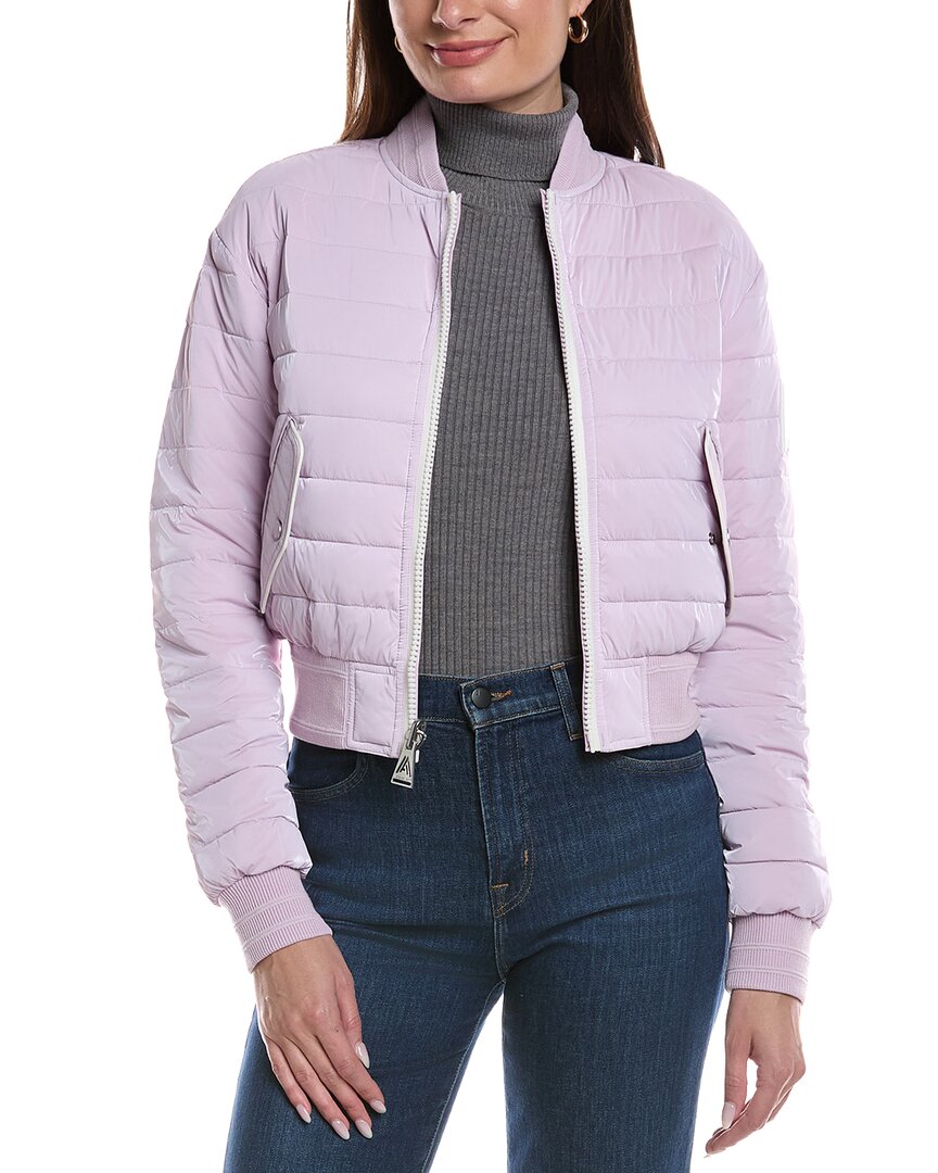 Alpenhaus Cluza Reversible Bomber Jacket In Pink