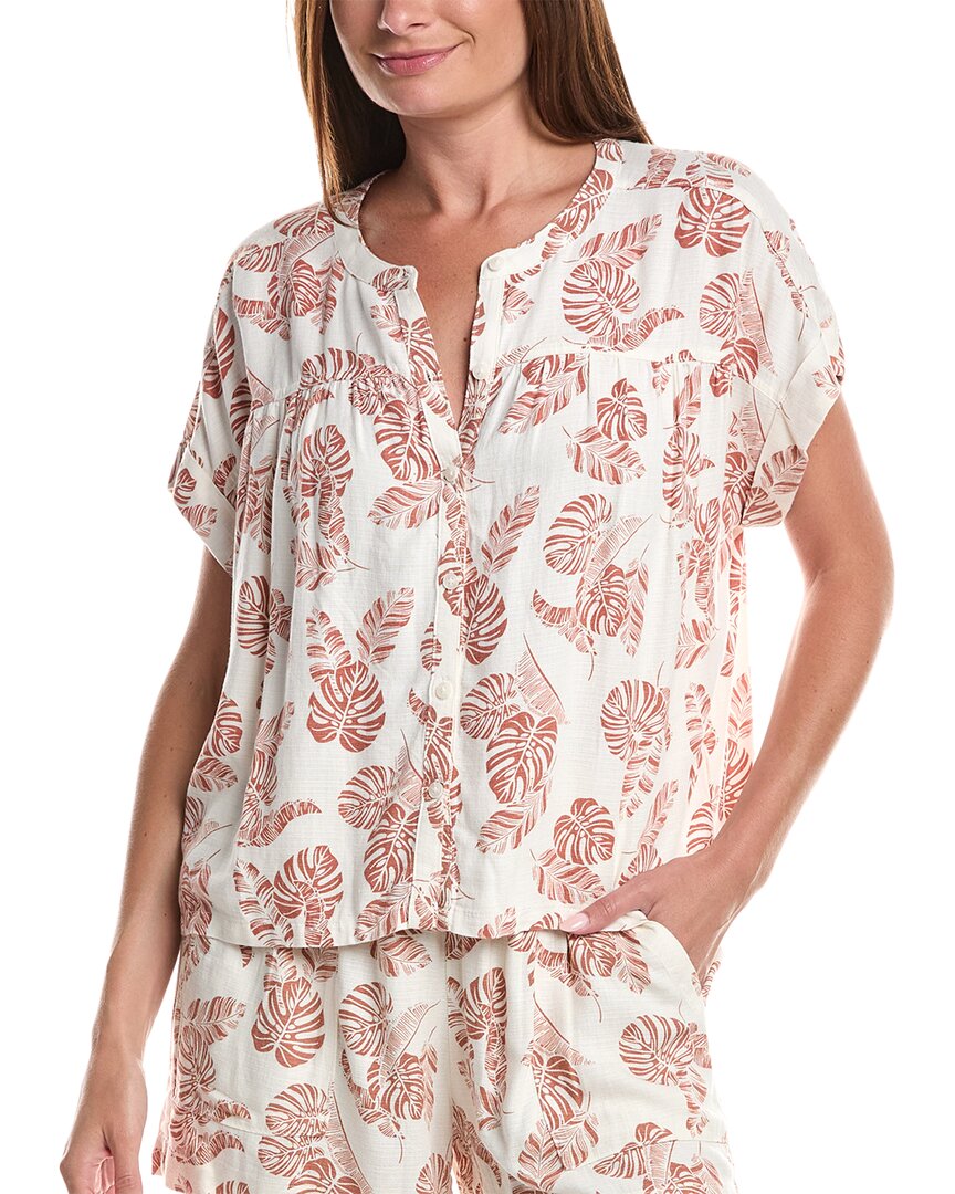 Splendid Linen-blend Top