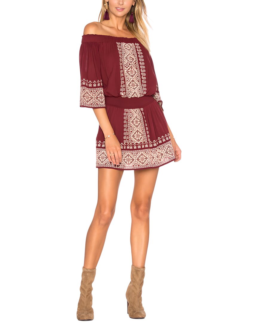 Esea Min Dress In Burgundy