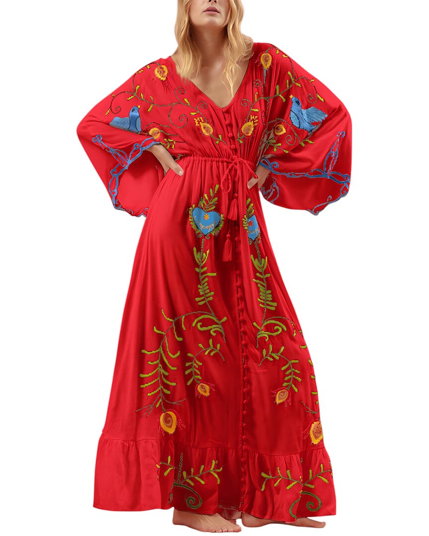 Esea Maxi Dress In Red
