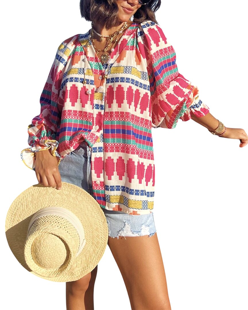 Oloey Blouse In Multi