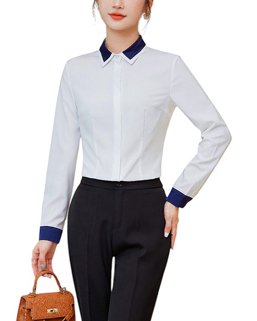 Bossy Chic Shirt In White