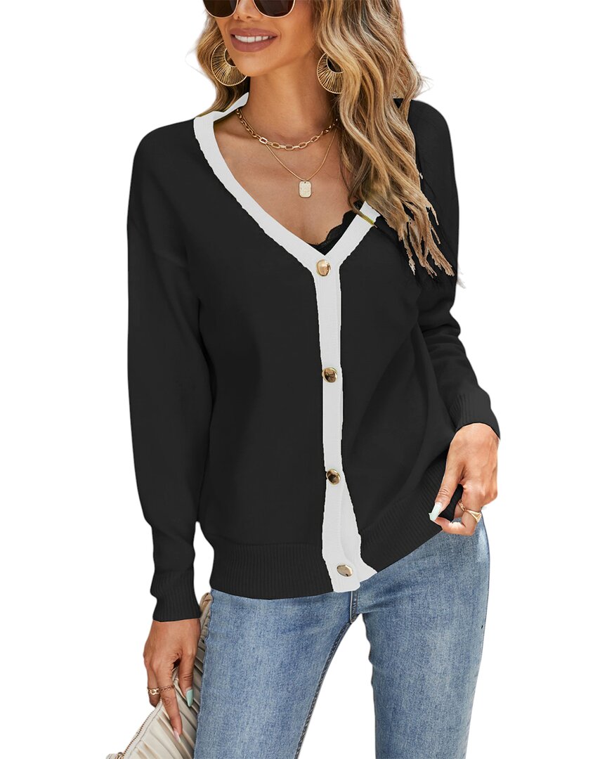 Enjoy Petra Cardigan In Black