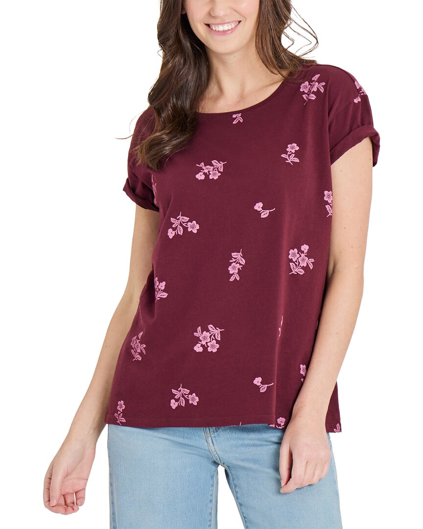 Life Is Good ® Crusher T-shirt In Burgundy