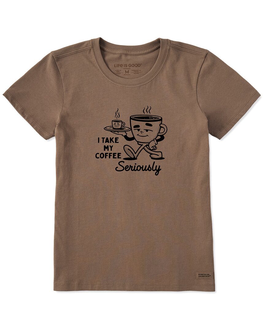 Life Is Good ® Crusher T-shirt In Brown