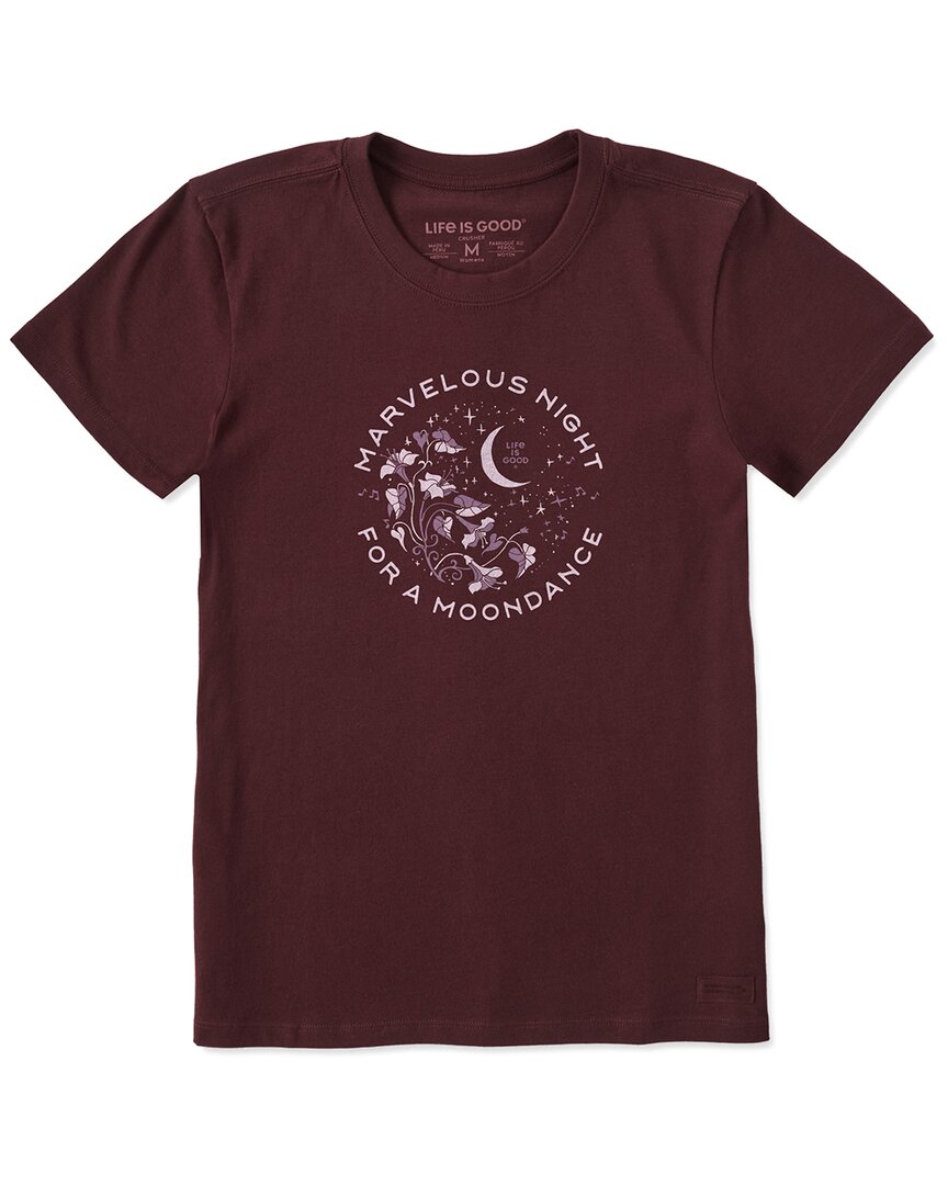 Life Is Good ® Crusher T-shirt In Burgundy