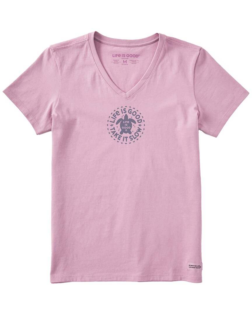 Life Is Good ® Crusher T-shirt In Pink