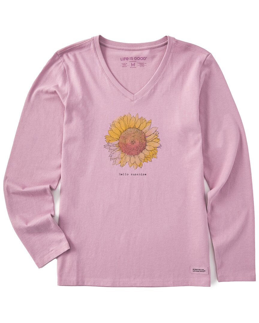 Life Is Good ® Crusher T-shirt In Pink