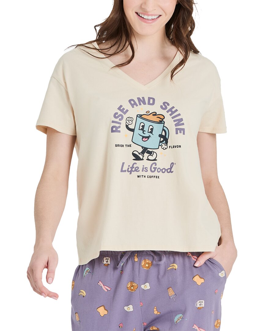 Life Is Good ® Sleep V-neck T-shirt In Multi