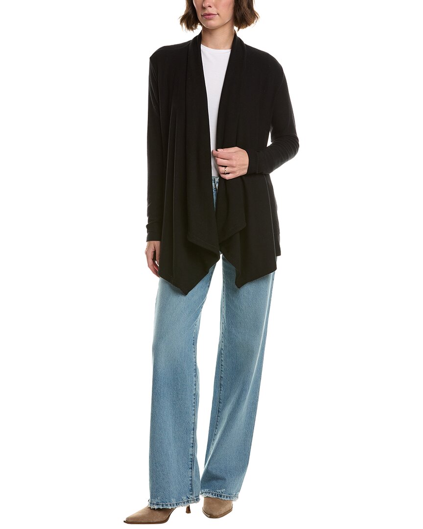 Velvet By Graham & Spencer Lisa Cardigan In Black