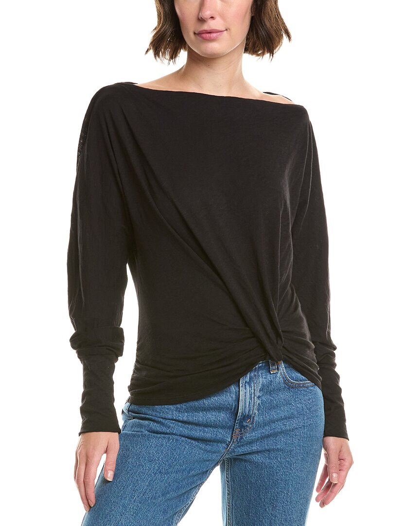 Velvet By Graham & Spencer Hallie Top In Black