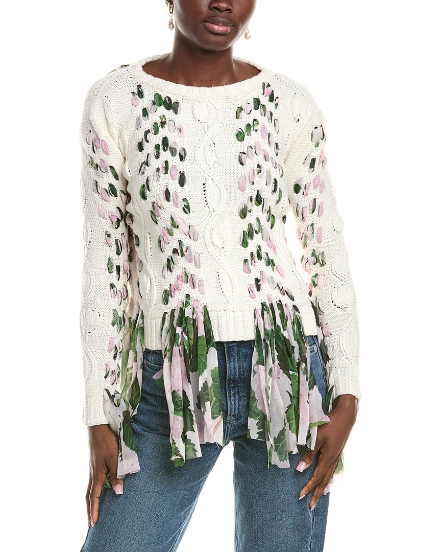 Oscar De La Renta Sweater In White