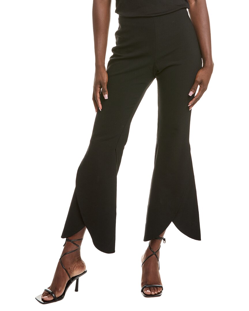 Oscar De La Renta Ladies Woven Pant In Black