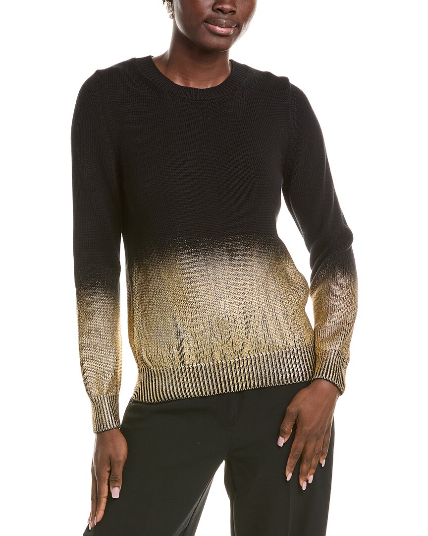Oscar De La Renta Ladies Knit Pull In Black