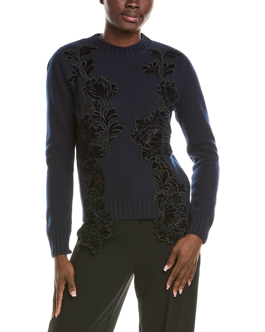 Oscar De La Renta Ladies Knit Pull In Black
