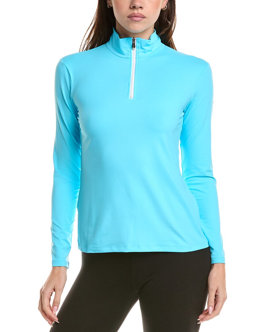 Post Card 1/4-zip Jumper Pullover In Blue