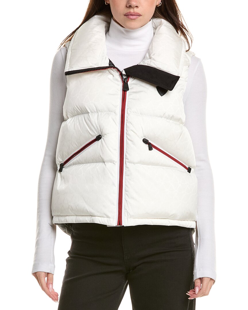 Post Card Down Vest In White