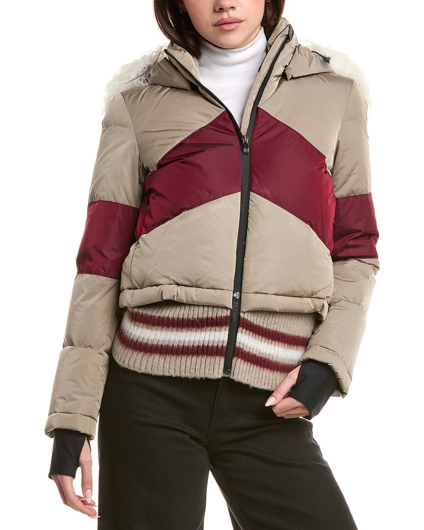 Post Card Down Jacket In Multi