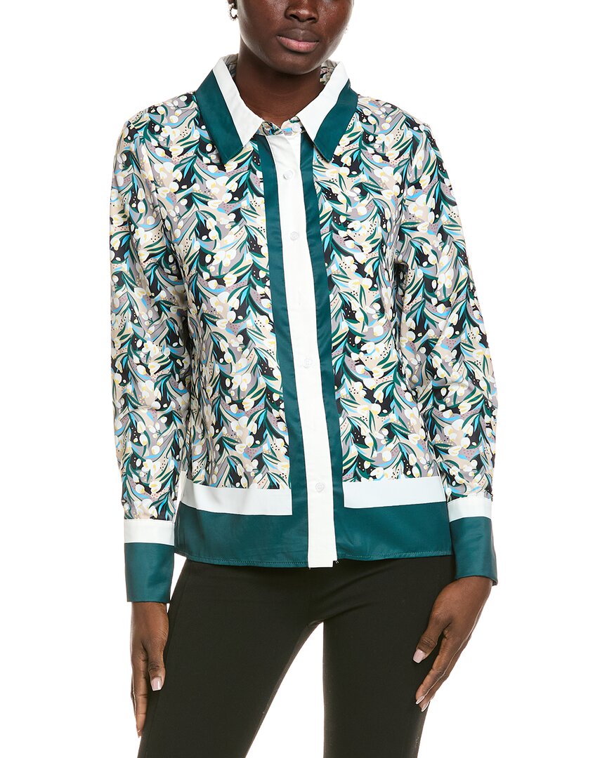 Gracia Floral Print Shirt In Multi
