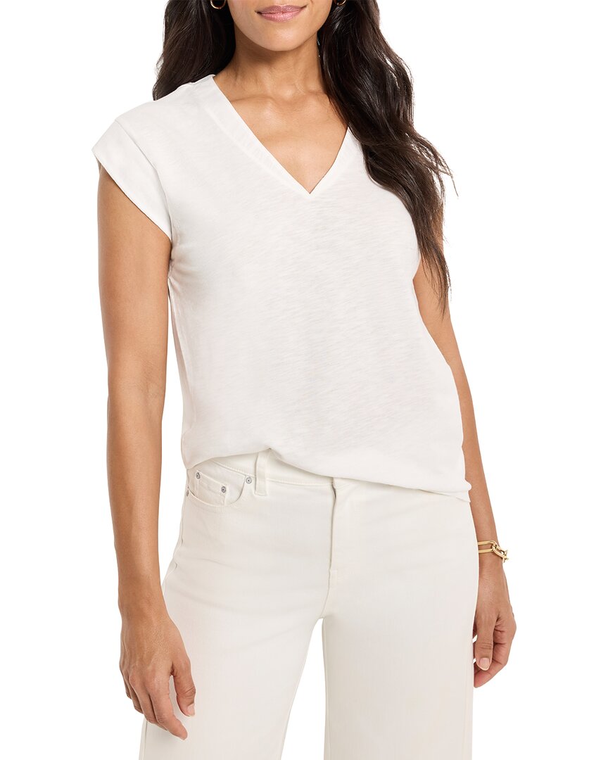 Nic + Zoe Nic+zoe V-neck Tank In White