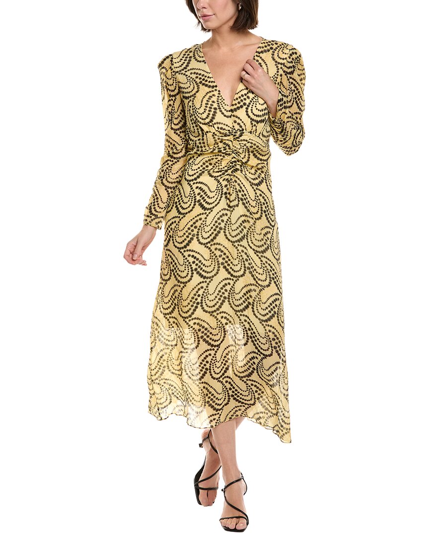Sandro Maxi Dress In Green