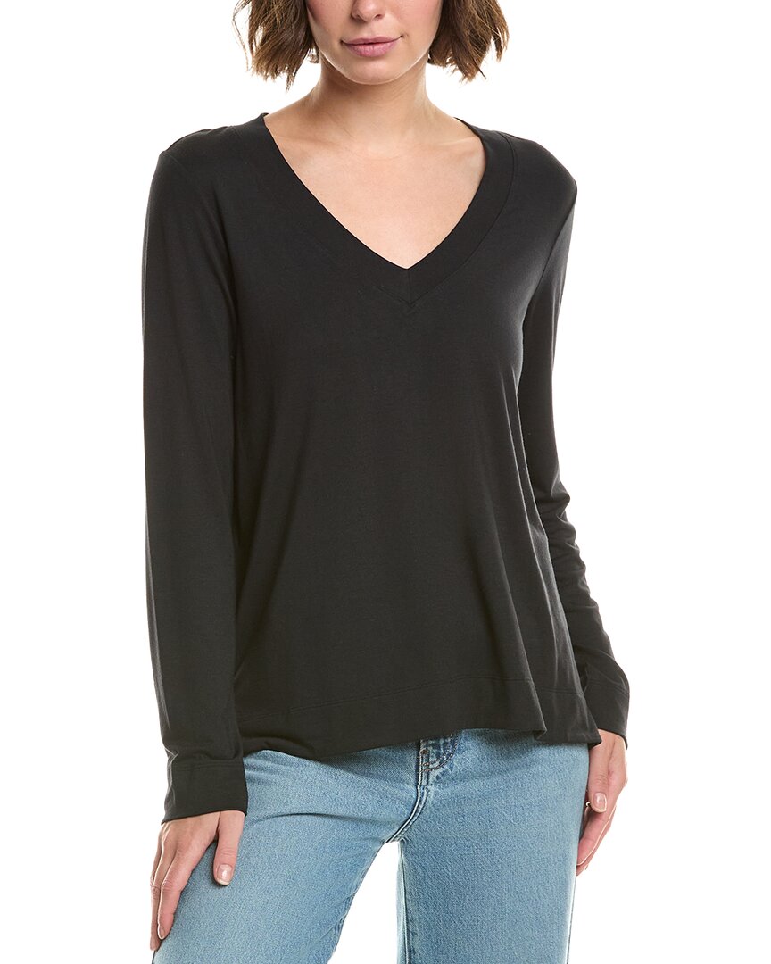 Tommy Bahama Kauai Jersey V-neck T-shirt In Black