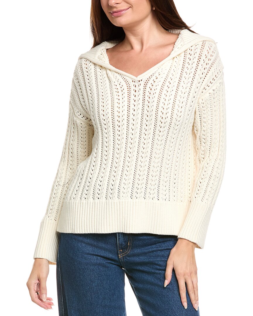 Tommy Bahama Zoe Johnny Collar Sweater In Neutral