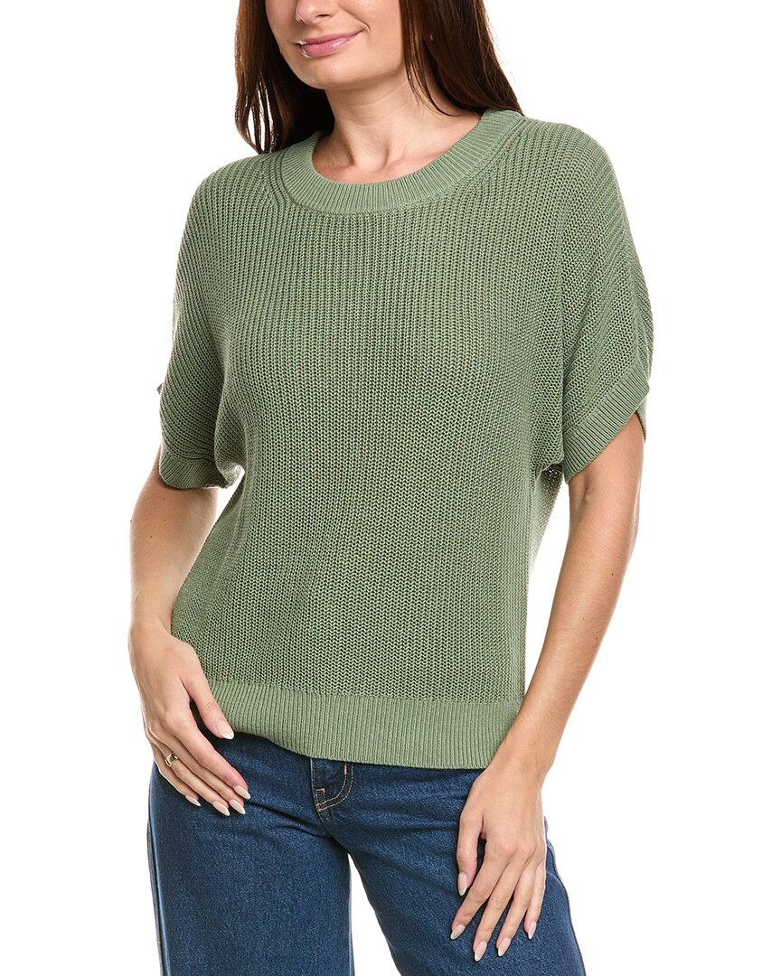 Tommy Bahama Zandra French Sleeve Linen-blend Sweater In Green