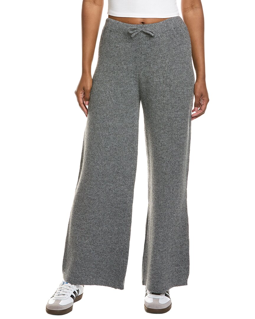 Vintage Havana Terry Sweater-knit Pant In Gray
