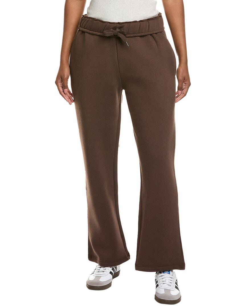Vintage Havana Proweave Fold-over Sweatpant In Brown