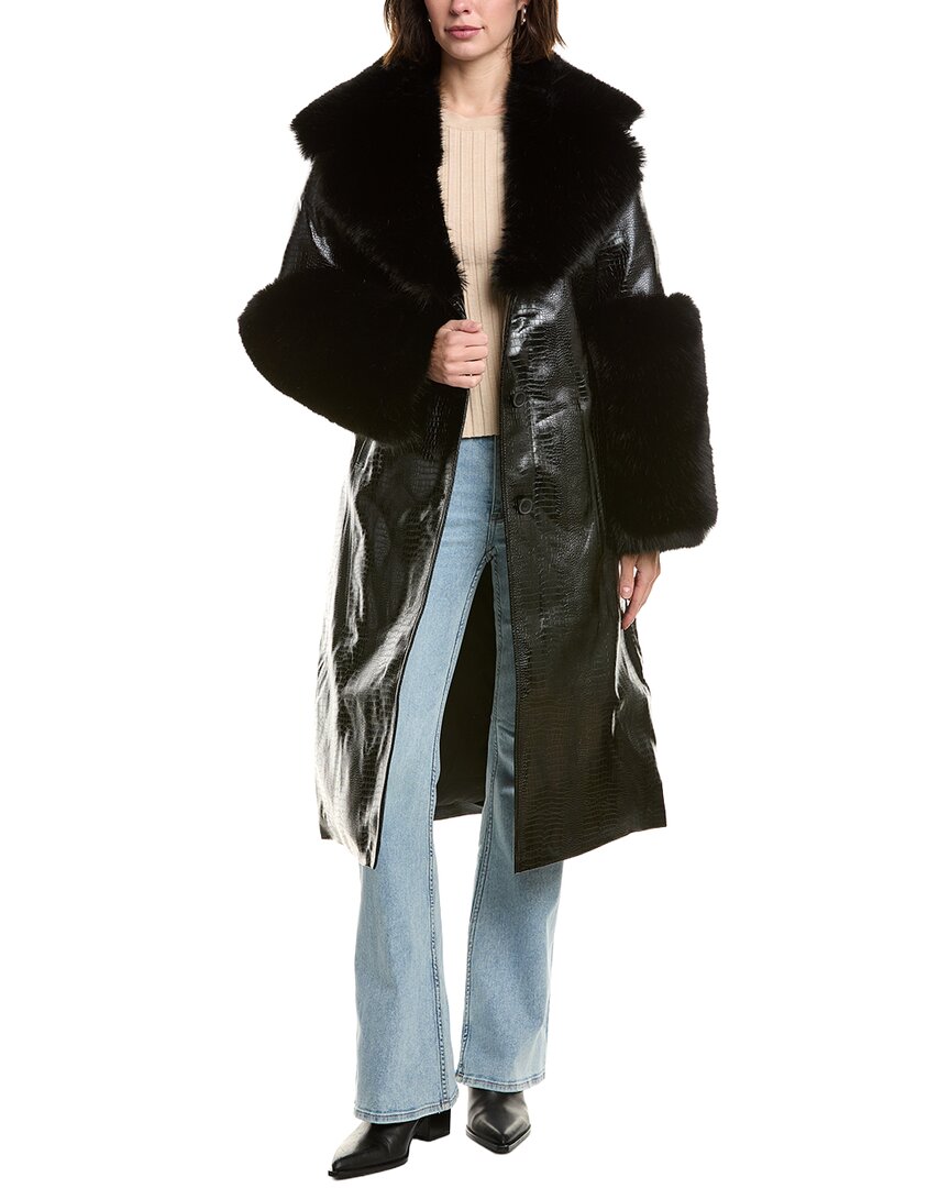 Ow Collection Astrid Coat In Black