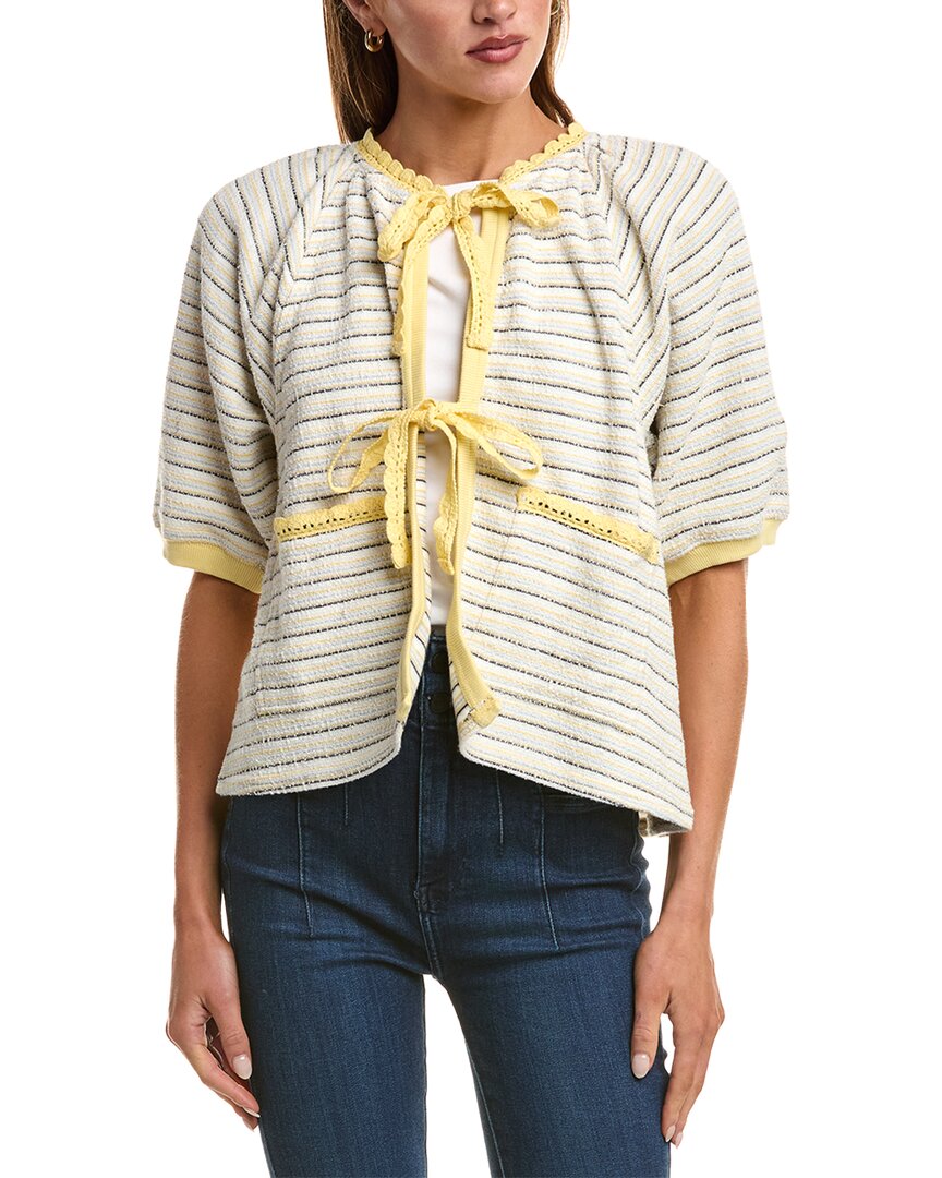 Free People Tropic Sweatshirt In White
