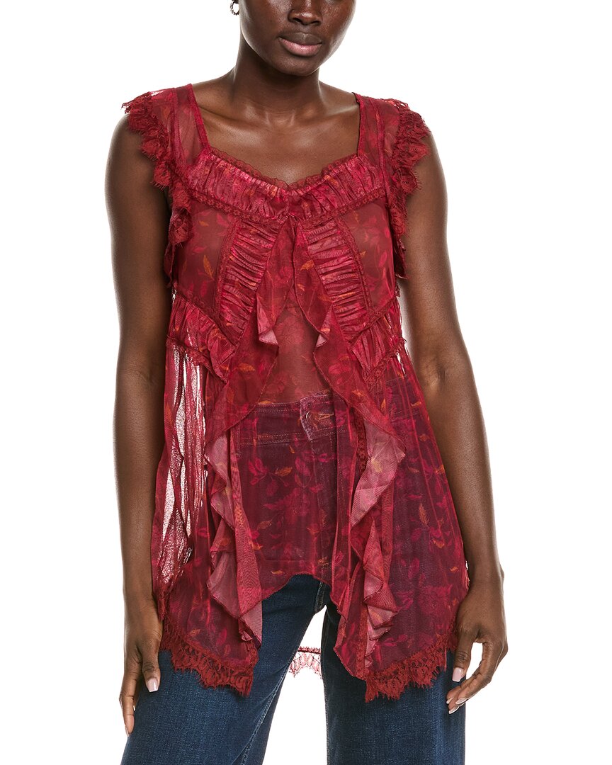 Free People Ivie Tunic In Red
