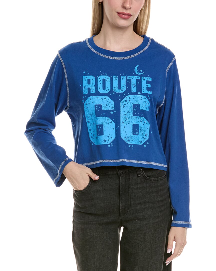 Chaser Coast Jersey Impala T-shirt In Blue